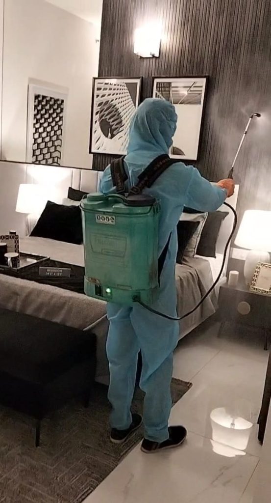 PEST CONTROL IN HOTEL ROOM